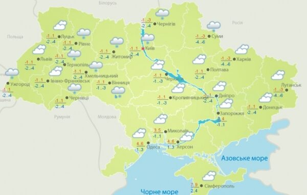 В Украину на Рождество вернутся снегопады В Украину на Рождество вернутся снегопады