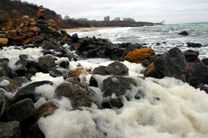 Морское капучино: одесское побережье укрыла удивительная пена