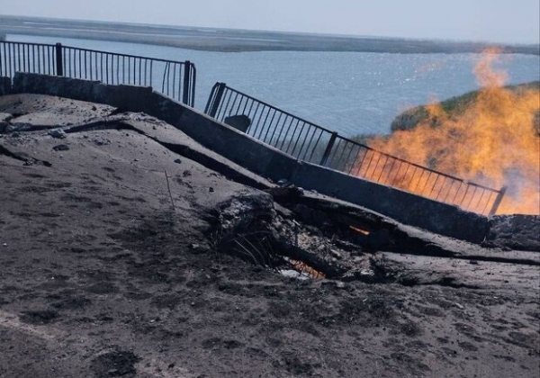 Удар по Чонгарскому мосту 6 августа: появились фото последствий