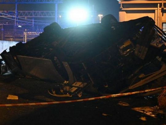 Загинули українці: у Венеції автобус упав з висоти 10 метрів і спалахнув (фото)